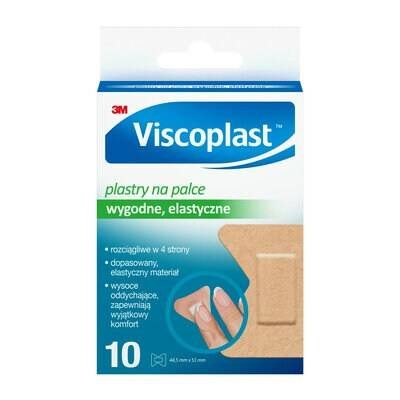 Viscoplast™ Plastry na palce, 44,5 mm x 51 mm, pudełko/10 