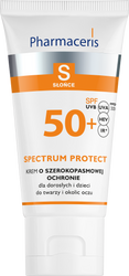 PHARMACERIS S SPECTRUM PROTECT KREM O SZEROKOPASMOWEJ OCHRONIE PRZED SŁOŃCEM SPF 50+ dla dorosłych i dzieci, 50 ml