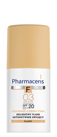 PHARMACERIS F Fluid kryjący 03 BRONZ, 30ml