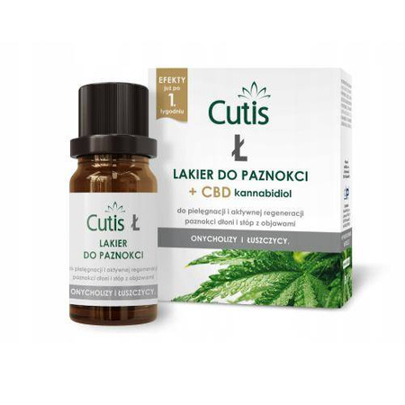 Cutis Ł Lakier do paznokci + CBD, 10ml