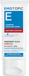 EMOTOPIC BACTERIA CONTROL Preparat S.O.S. MEDICAL do twarzy i ciała , 30ml