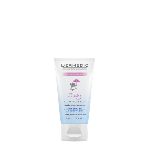 DERMEDIC LINUM EMOLIENT BABY Ochronny krem specjalny SPF 15, 50 ml 