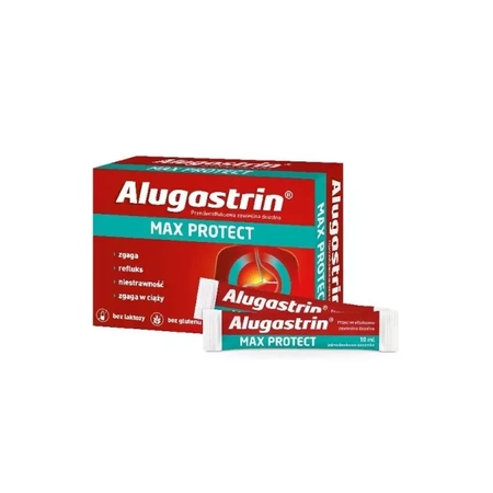 Alugastrin Max Protect, 10 saszetek po10ml, ( Data ważności 11/2025 )