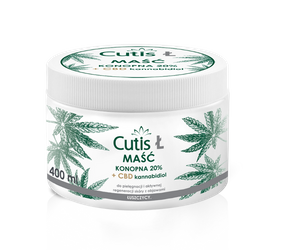 Cutis Ł Maść konopna 20% + CBD, 400ml