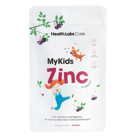 Health Labs Care MyKids Zinc żelki,  60szt