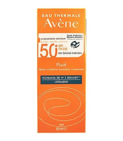 AVENE  Fluid SPF50+, 50ml (data ważności 30.11.2024)