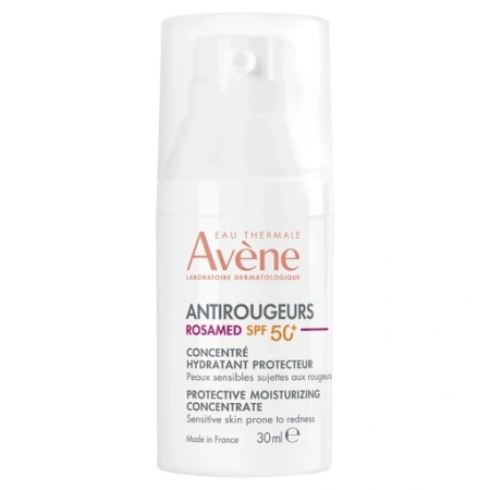 Avene Antirougeurs Rosamed SPF 50+  koncentrat nawilżająco-ochronny, 30 ml