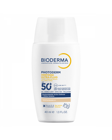 Bioderma Photoderm XDefense Ultra - Fluid ochronny SPF50+ SHADE 01, 40ml