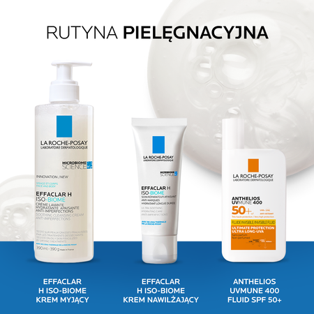 LA ROCHE-POSAY EFFACLAR H ISO-BIOME Krem myjący, 390ml