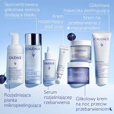 Caudalie Vinoperfect Mikropeelingująca pianka rozświetlająca, 100ml