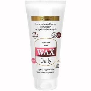 WAX ANGIELSKI PILOMAX ODŻYWKA WAX DAILY keratynowa do włosów zniszczonych, suchych i sztywnych, 200ml 