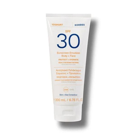 Korres Yoghurt Emulsja do ciała i twarzy SPF30, 200ml