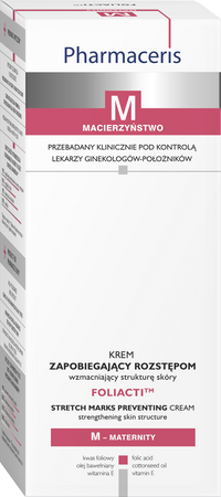 Pharmaceris M FOLIACTI™ Krem zapobiegający rozstępom wzmacniający strukturę skóry, 150ml