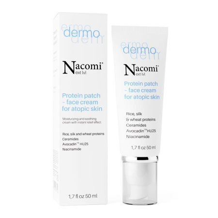 NACOMI NEXT LVL Dermo Proteinowy Plaster - Krem do skóry atopowej, 50 ml