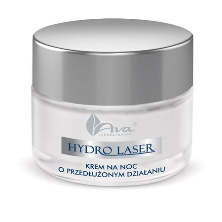 AVA LABORATORIUM HYDRO LASER Krem na noc regenerujący o przedłużonym działaniu, 50ml