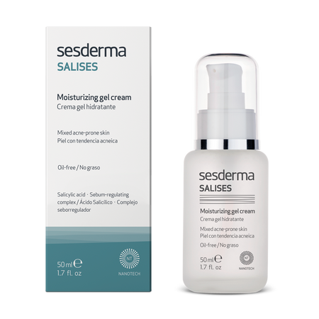 Sesderma Salises - Krem-żel nawilżający do skóry trądzikowej 50 ml
