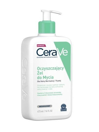 CERAVE Oczyszczający Żel do mycia, 473 ml