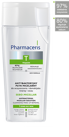 PHARMACERIS T SEBO-MICELLAR Płyn micelarny, 200ml