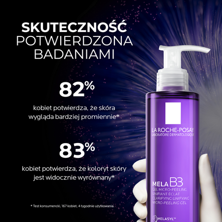 LA ROCHE-POSAY Mela B3 Mikro-peelingujący żel oczyszczający przeciw przebarwieniom, 200ml