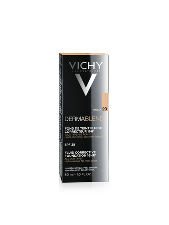 VICHY DERMABLEND Podkład korygujący odcień 20 vanilia, 30ml