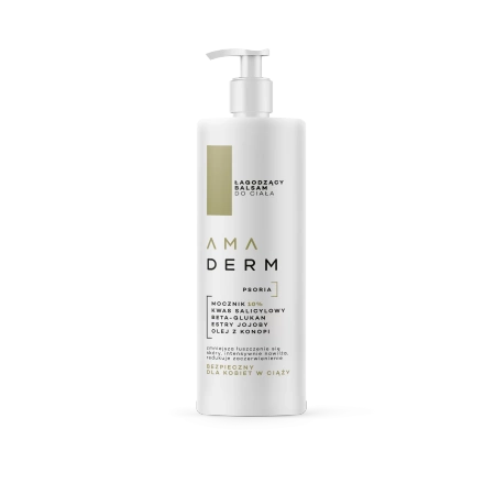 Amaderm Psoria Łagodzący balsam do ciała, 400ml