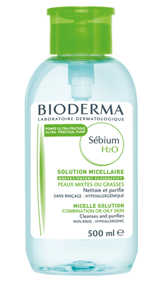 BIODERMA SEBIUM H2O Płyn micelarny z dozownikiem, 500ml 