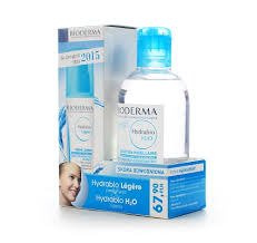 BIODERMA HYDRABIO Zestaw Krem LEGERE + H2O Płyn micelarny, 40 ml+250 ml