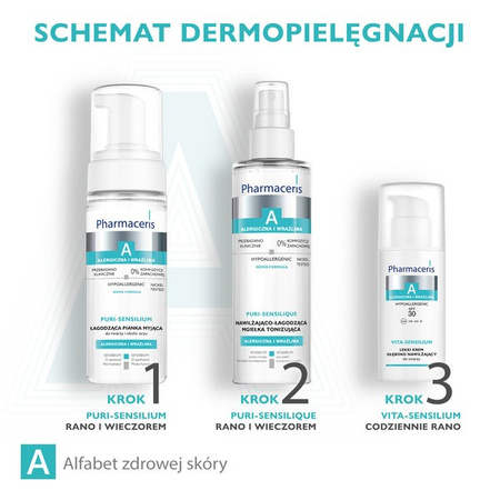 Pharmaceris A Vita-Sensilium Krem nawilżający SPF 30, 50ml