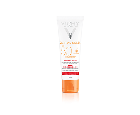 VICHY CAPITAL SOLEIL Krem ANTI-AGE SPF50+,  50ml