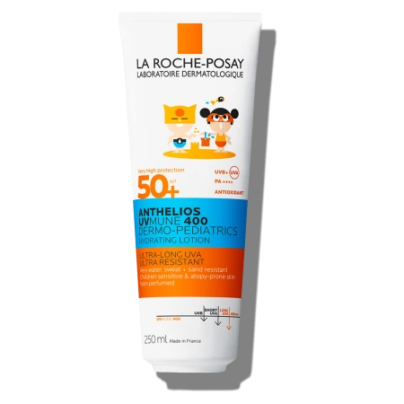 La Roche-Posay Anthelios UVMUNE 400 Dermo-Pediatrics Nawilżające Mleczko SPF50+, 250ml