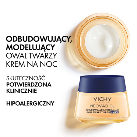 VICHY NEOVADIOL PERI-MENOPAUSE Ujędrniająco-Rewitalizujący krem na noc, 50 ml