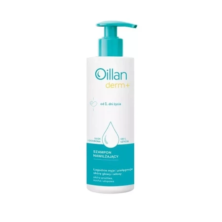 OILLAN DERM+ Szampon nawilżający, 180ml