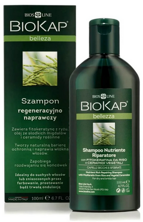 Biokap Bellezza Szampon Regenerująco – Naprawczy, 100ml