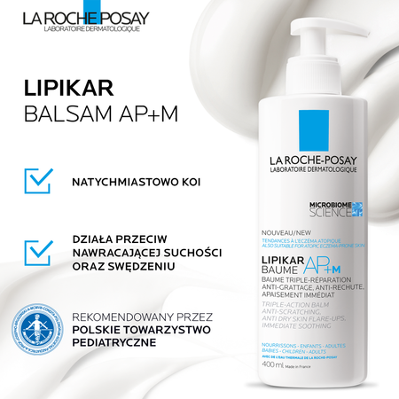 La Roche-Posay Lipikar Balsam AP+M, 400ml