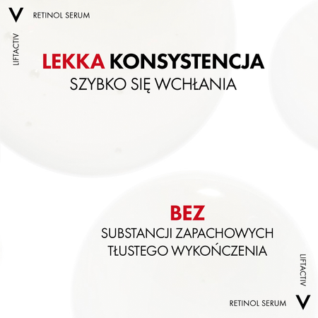 Vichy Liftactiv Pure Retinol Serum, 30ml, │ Data ważności 11/2025 │