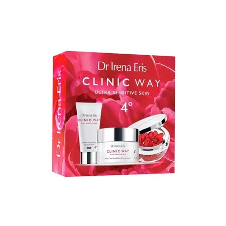 Dr Irena Eris Zestaw CLINIC WAY 4° LIFTING 50 ml + 30 ml + 30 kapsułek 