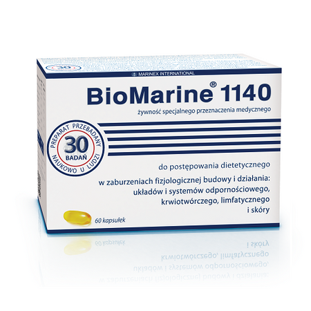 BioMarine 1140olej zwątroby rekina kaps*60