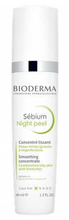 BIODERMA SEBIUM NIGHT PEEL serum 40 ml │Data ważności 02/2026 │