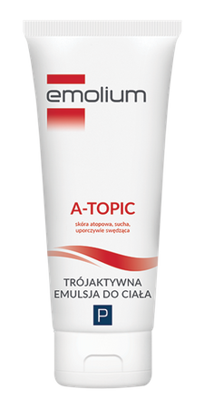 EMOLIUM A-TOPIC Trójaktywna Emulsja do ciała, 200 ml