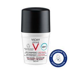 VICHY HOMME Antyperspirant przeciw plamom 48h, 50ml │ Data ważości 01/2026 │