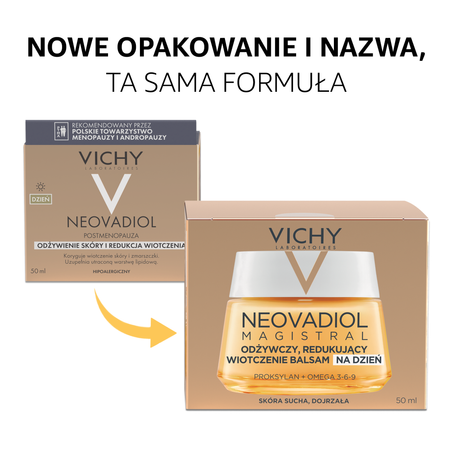 VICHY NEOVADIOL POST-MENOPAUSE Odbudowujący krem na dzień, 50ml
