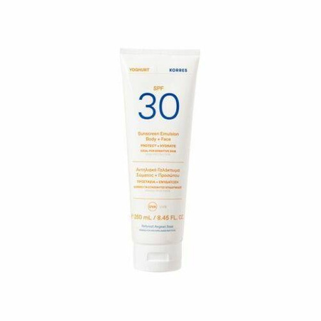 Korres Yoghurt Sunscreen Emulsia do twarzy i ciała SPF 30, 250 ml