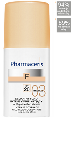 PHARMACERIS F Fluid kryjący 03 BRONZ, 30ml