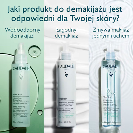 Caudalie Vinoclean Midgałowe mleczko do demakijażu, 400 ml