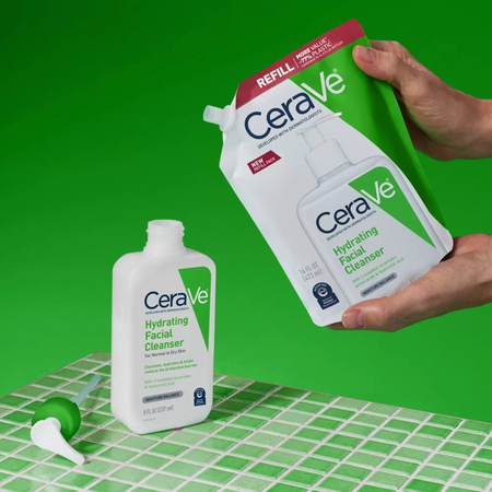 CeraVe Nawilżająca emulsja do mycia twarzy REFILL, 473 ml