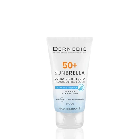 Dermedic Sunbrella Ultralekki krem ochronny SPF 50+ dla skóry suchej i normalnej, 40ml 