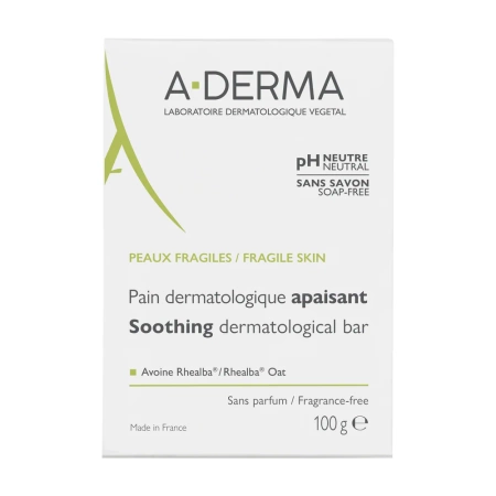 A-Derma Łagodząca kostka dermatologiczna,100g