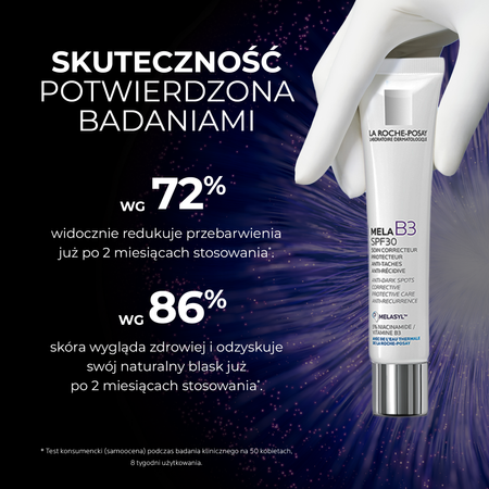 LA ROCHE-POSAY Mela B3 Krem korygujący przeciw przebarwieniom SPF30, 40ml