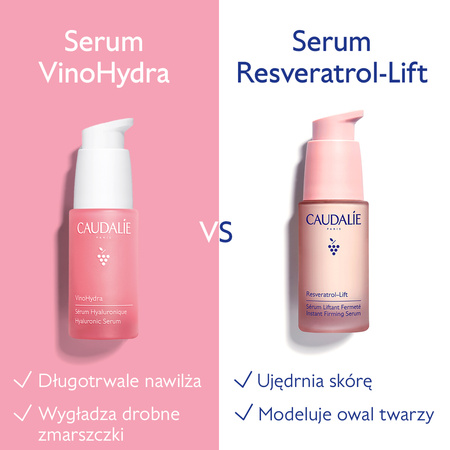 Caudalie VinoHydra Serum z kwasem hialuronowym, 30ml