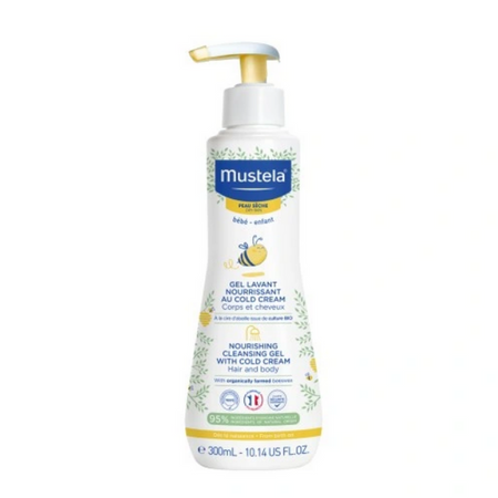 MUSTELA Odżywczy Żel do mycia z Cold Cream, 300ml (DATA WAZNNOŚCI 11/2025 )